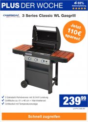 Campingaz 3 Series Classic WL Gasgrill f&uuml;r 239,99&euro;