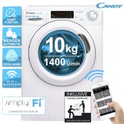 Candy Smart Pro CSO 14105TE/1-S Waschmaschine 10 kg Smarte Bedienung mit Wi-Fi und Bluetooth