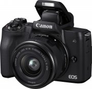 CANON EOS M50 Kit WLAN Systemkamera mit Objektiv 15-45 mm f/3.5-6.3 inkl. Tasche und Speicherkarte