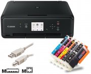 Canon PIXMA TS5050 Tintenstrahl-Multifunktionsger&auml;t mit 5 Patronen + USB-Kabel