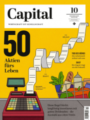 CAPITAL Jahresabo (12 Ausgaben) + 90 Euro Gutschein f&uuml;r Amazon, JET oder BestChoice