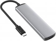 Cappuon 6-in-1 Aluminium Multiport USB-C Hub mit 4K HDMI Port, USB 3.0 Ports und Kartenleser