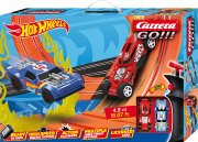 Carrera 20062552 GO!!! Hot Wheels 4,9 m elektrische Rennbahn inkl. 2 Slotcars
