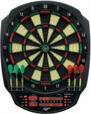 Carromco Striker 401 Elektronisches Dartboard mit 35 Spiele und 584 Varianten