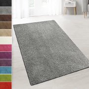 casa pura Shaggy-Teppich Barcelona (Grau, 66x130cm) f&uuml;r nur 7,64&euro;