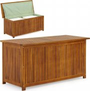 Casaria 205 Liter Auflagenbox aus Akazienholz 115x50x59cm