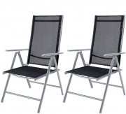 Casaria Bern 2er-Set Gartenst&uuml;hle Klappbar
