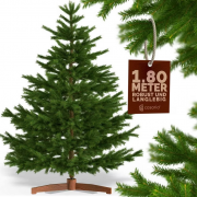Casaria k&uuml;nstlicher Premium XL Weihnachtsbaum 180cm inkl. Holzst&auml;nder