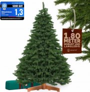 Casaria k&uuml;nstlicher Premium XL Weihnachtsbaum 180cm inkl. Holzst&auml;nder