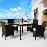 Casaria Poly Rattan Gartenm&ouml;bel Sitzgruppe