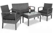 Casaria Poly Rattan Lounge Sitzgruppe inkl. Auflagen