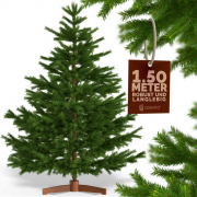 Casaria Premium K&uuml;nstlicher Weihnachtsbaum 150cm inkl. Holzst&auml;nder