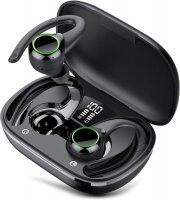 Cascho In Ear Bluetooth Sport Kopfh&ouml;rer mit LED Anzeige Ladebox