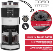 Caso Grande Aroma 100 Filter Kaffeeautomat mit Kegelmahlwerk