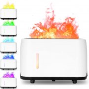 Cecaylie Ultraschall Aroma Diffuser mit Flammeneffect