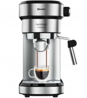 Cecotec Cafelizzia 790 Steel 20 bar Siebtr&auml;ger Espressomaschine mit Milchaufsch&auml;umer