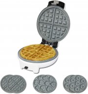 Cecotec Fun Gofrestone 3in1 Waffeleisen mit 3 austauschbaren RockStone Platten