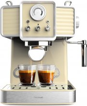 Cecotec Power Espresso 20 Tradizionale Espresso- und Cappuccinomaschine mit Milchaufsch&auml;umer