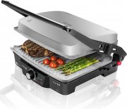 Cecotec Rock'n Grill 2000 W Elektrogrill mit RockStone Antihaftbeschichtung