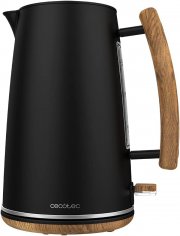 Cecotec Thermosense 400 1,7 Liter Black Woody Wasserkocher