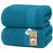 Celesta Handt&uuml;cher (2er-Set, 50x100cm) in T&uuml;rkis f&uuml;r nur 10,98&euro;