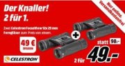 CELESTRON FocusView 12x fach Fernglas 25 mm &ndash; Doppelpack f&uuml;r 49&euro; (statt 110&euro;)