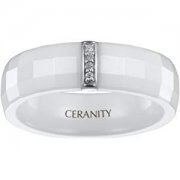  Ceranity Damen ring wei&szlig;e keramik & sterling silber & Zirconoxid f&uuml;r 23,60&euro; statt 59&euro;