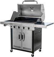 Char-Broil Advantage 445S - 4 Brenner Edelstahl Gasgrill mit Seitenbrenner