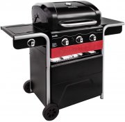 Char-Broil Gas2Coal 330 Hybrid 3 Brenner Gas & Kohlegrill mit Seitenbrenner