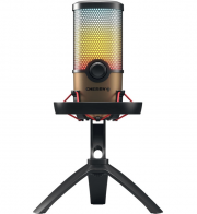 CHERRY UM 9.0 PRO RGB USB-Mikrofon f&uuml;r Gaming und Streaming mit RGB-Beleuchtung