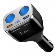 CHGeek 12/24V Auto Ladeger&auml;t 80W USB KFZ Multi-Ladeger&auml;t Power Auto Adapter @amazon 
