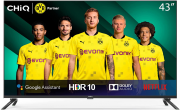 CHiQ H7A 108 cm 43 Zoll 4K/UHD Randloser Android Smart TV