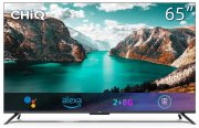 CHiQ U65G7PF 65 Zoll 4K UHD HDR 10 Triple Tuner Android Smart TV mit Alexa und Google Assistant