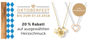 Christ: 20% Extra-Rabatt auf ausgew&auml;hlte Herzschmuckst&uuml;cke &ndash; z.B. Fossil