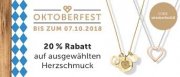 Christ mit 20% Rabatt auf ausgew&auml;hlte Herzschmuckst&uuml;cke &ndash; passend zum Oktoberfest