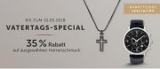 Christ mit 35 % extra Rabatt auf ausgew&auml;hlten Vatertags Schmuck & Uhren