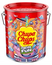 Chupa Chups Best of Lollipop 150 Lutscher in Pop-Art Metalldose