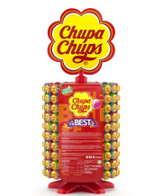 Chupa Chups Best of Lollipops Wheel mit 200 Lollipops in 7 verschiedenen Geschmacksrichtungen