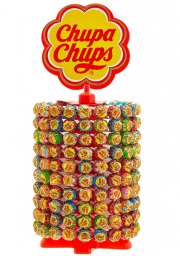 Chupa Chups Best of Lollipops Wheel mit 200 Lollipops in 7 verschiedenen Geschmacksrichtungen