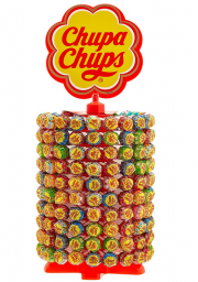 Chupa Chups Best of Lollipops Wheel mit 200 Lollipops in 7 verschiedenen Geschmacksrichtungen