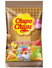 Chupa Chups Best of Lutscher 120 Lollis im Nachf&uuml;llbeutel