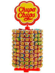 Chupa Chups Lutscherrad mit 200 Lollipops in 7 verschiedenen Geschmacksrichtungen