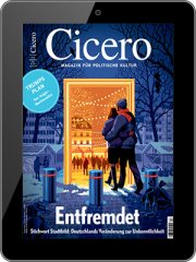 Cicero E-Paper Jahresabo (12 Ausgaben) selbstk&uuml;ndigend