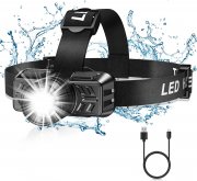 CIRYCASE Wiederaufladbare LED Stirnlampe 600 Lumen mit 4 Licht-Modi