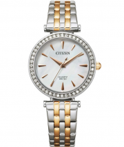 Citizen ER0216-59D Damen Analog Quarz Uhr mit Edelstahl Armband