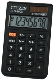 Citizen SLD-200N Taschenrechner schwarz f&uuml;r 3,14 EUR