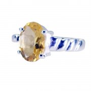 Citrin Silberring f&uuml;r Damen von Jewelryonclick f&uuml;r nur 30&euro;