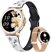 CIVO Damen Smartwatch und Fitnessuhr mit Telefonfunktion und 110+ Sportmodi f&uuml;r Android und iOS