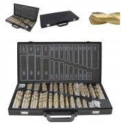Clanmacy 230-teiliges HSS Metallbohrer Set