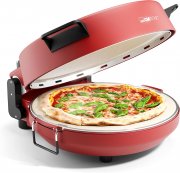 Clatronic elektrischer 350&deg;C Pizzaofen inkl. Pizzastein
